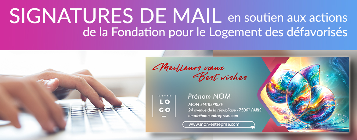 Signatures de mails Fondation pour le Logement